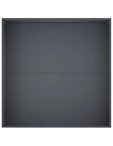 Vaso da giardino 2 pz Antracite 100 x 100 x 40 cm