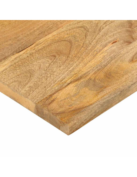 Piano per Tavolo 40x30x2,5 cm Rettangolare Legno Massello Mango