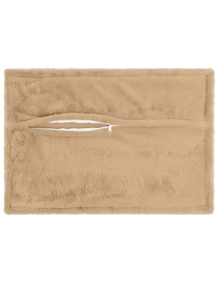 Federa 6 pz HOUTEN Crema 40 x 60 cm Pelliccia di Coniglio Finta