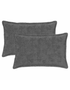 Federa 2 pz HOUTEN Grigio Scuro 30 x 50 cm
