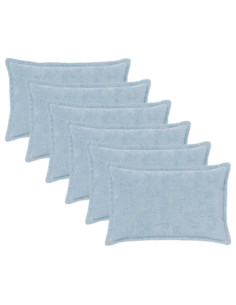 Federa 6 pz HOUTEN Azzurro 30 x 50 cm