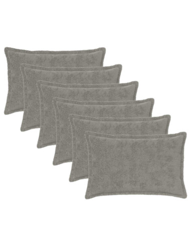 Federa 6 pz HOUTEN Grigio Chiaro 30 x 50 cm
