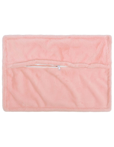 Federa 2 pz HOUTEN Rosa 30 x 50 cm Pelliccia di Coniglio Finta