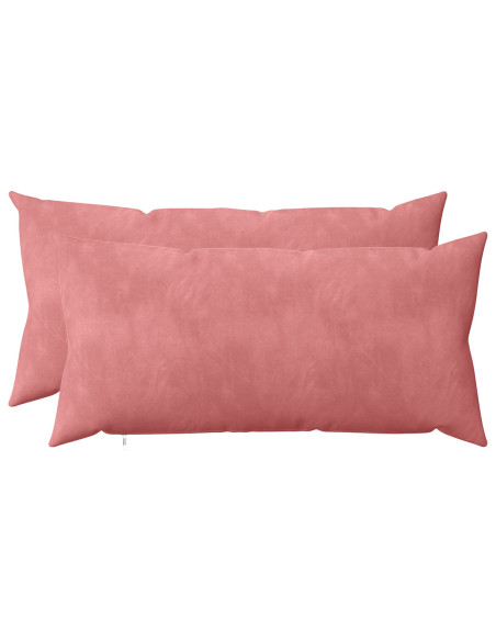Federa 2 pcs HEERLEN Rosa 40 x 80 cm Velluto