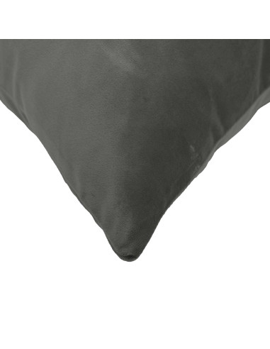 Federa 6 pcs HEERLEN Grigio Scuro 40 x 80 cm Velluto