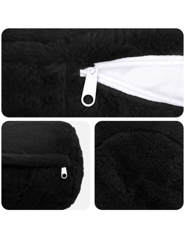 Federa 2 pz HEERLEN Nero Ø 15 x 40 cm