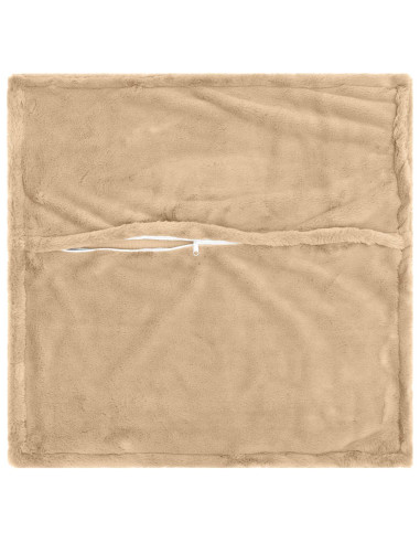 Federa 6 pz HOUTEN Crema 80 x 80 cm Pelliccia di Coniglio Finta