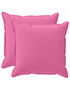 Federa 2 pz HOUTEN Rosa 55 x 55 cm Poliestere