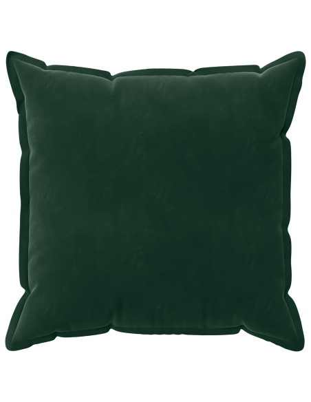 Federa 6 pcs HOUTEN Verde Scuro 80 x 80 cm Velluto