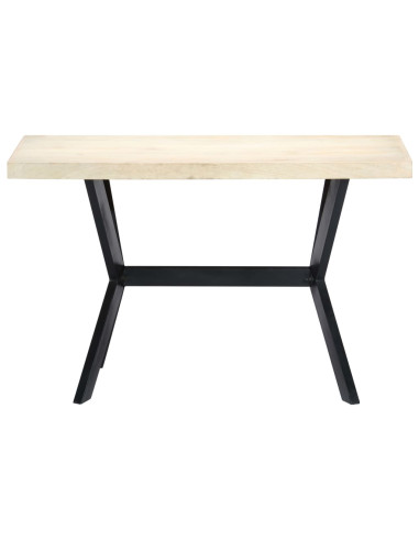 Tavolo da Pranzo 120x60x75 cm in Legno Massello di Mango
