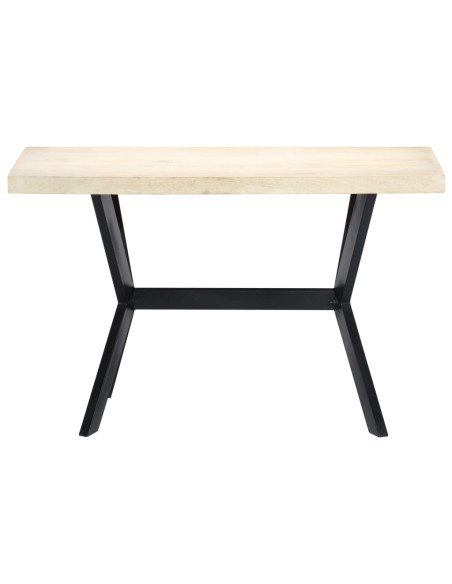 Tavolo da Pranzo 120x60x75 cm in Legno Massello di Mango
