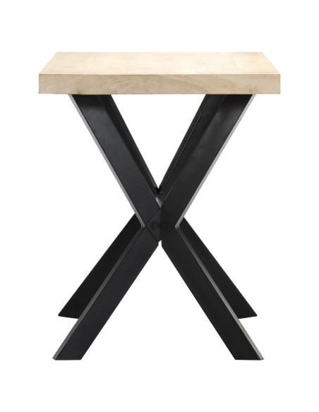 Tavolo da Pranzo 120x60x75 cm in Legno Massello di Mango