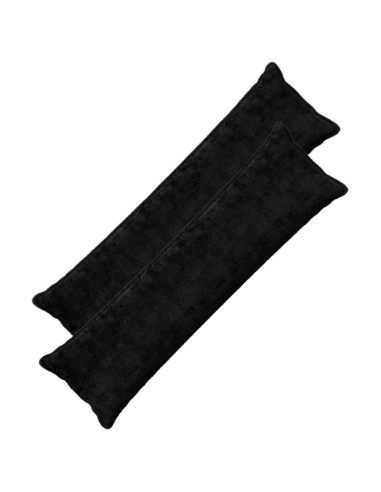 Federa 2 pz HOUTEN Nero 40 x 145 cm Pelliccia di Coniglio Finta