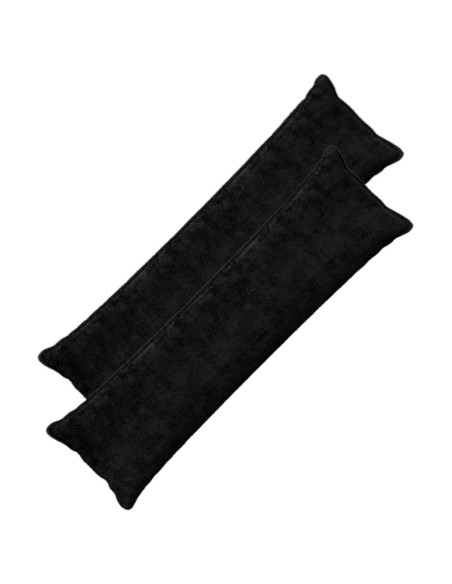 Federa 2 pz HOUTEN Nero 40 x 145 cm Pelliccia di Coniglio Finta