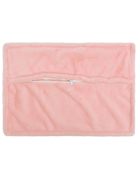 Federa 2 pz HOUTEN Rosa 40 x 60 cm Pelliccia di Coniglio Finta