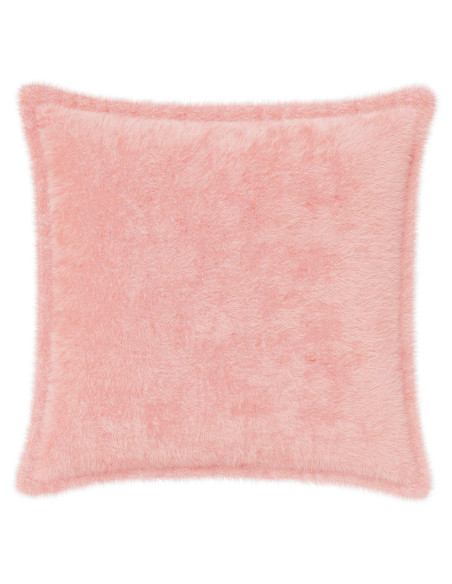 Federa 2 pz HOUTEN Rosa 35 x 35 cm Pelliccia di Coniglio Finta