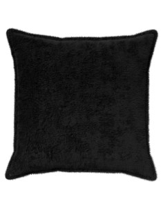 Federa 2 pz HOUTEN Nero 80 x 80 cm Pelliccia di Coniglio Finta 2