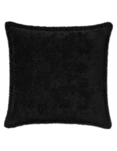 Federa 2 pz HOUTEN Nero 50 x 50 cm Pelliccia di Coniglio Finta