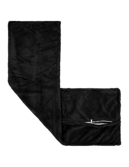 Federa 2 pz HOUTEN Nero 40 x 145 cm Pelliccia di Coniglio Finta