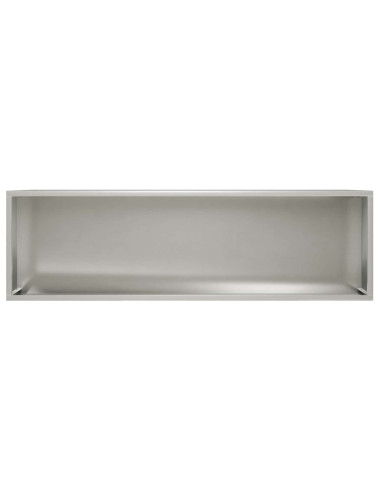 Vaso da giardino Argento 100 x 20 x 49 cm Acciaio Inox
