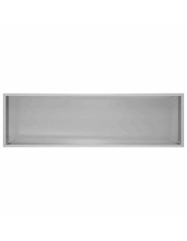 Vaso da giardino Argento 100 x 30 x 49 cm Acciaio zincato