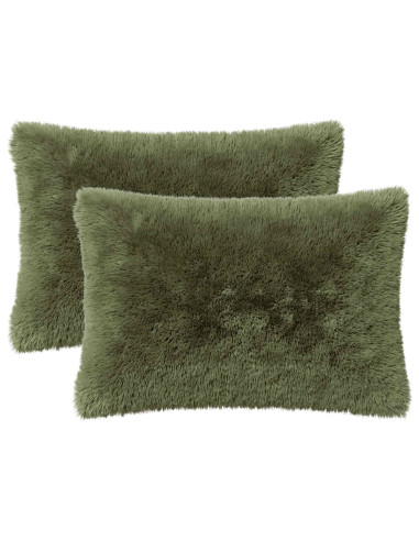 Federa 2 pcs HEERLEN Verde 50 x 80 cm Fleece PV