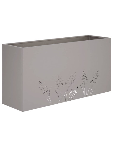Vaso da giardino Ruggine 100 x 30 x 49 cm Acciaio Corten