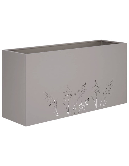 Vaso da giardino Ruggine 100 x 30 x 49 cm Acciaio Corten