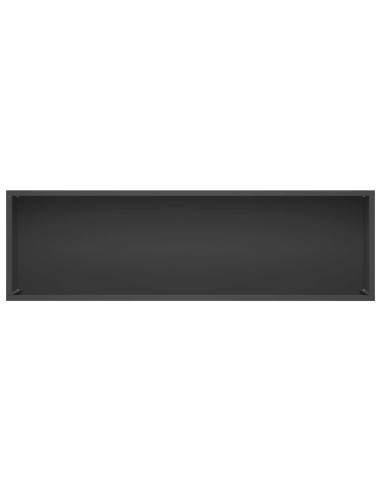 Vaso da giardino Nero 100 x 30 x 49 cm