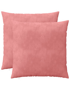 Federa 2 pcs HEERLEN Rosa 65 x 65 cm Velluto