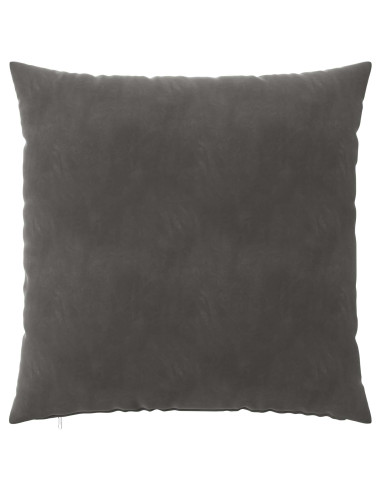 Federa 2 pcs HEERLEN Grigio Scuro 65 x 65 cm Velluto