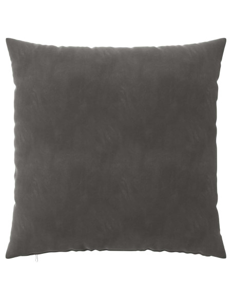 Federa 2 pcs HEERLEN Grigio Scuro 65 x 65 cm Velluto