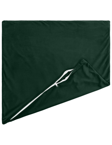 Federa 2 pcs HEERLEN Verde Scuro 65 x 65 cm Velluto