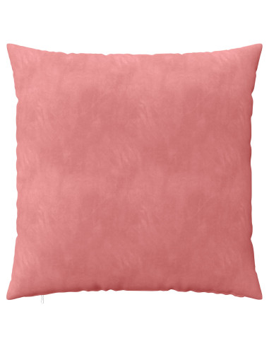 Federa 6 pcs HEERLEN Rosa 65 x 65 cm Velluto