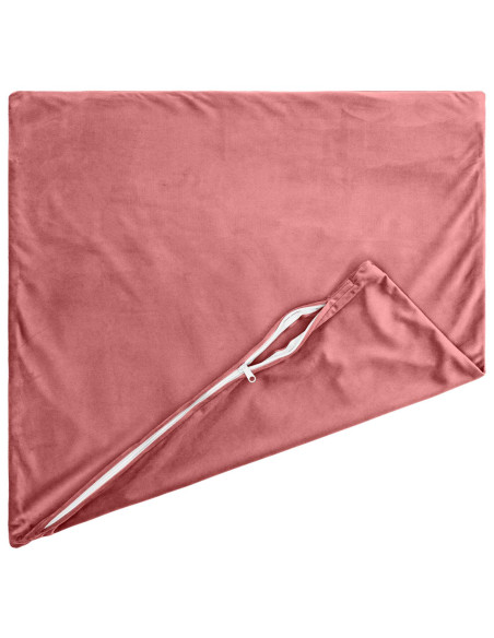 Federa 6 pcs HEERLEN Rosa 65 x 65 cm Velluto