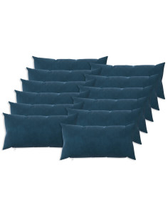 Federa 12 pcs HEERLEN Blu 40 x 80 cm Velluto