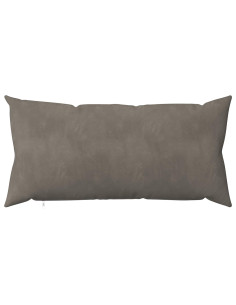 Federa 2 pcs HEERLEN Grigio Chiaro 40 x 80 cm Velluto 2