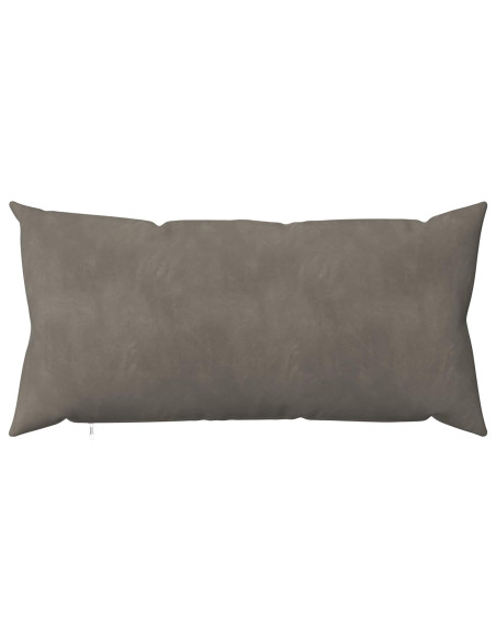 Federa 2 pcs HEERLEN Grigio Chiaro 40 x 80 cm Velluto