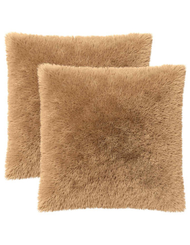 Federa 2 pcs HEERLEN Tortora 65 x 65 cm Fleece PV