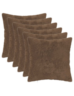 Federa 6 pz HEERLEN Marrone Chiaro 50 x 50 cm