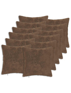 Federa 12 pz HEERLEN Marrone Chiaro 50 x 50 cm