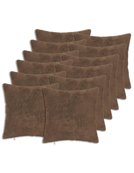 Federa 12 pz HEERLEN Marrone Chiaro 50 x 50 cm