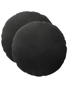 Federa 2 pcs HEERLEN Nero Ø 50 cm Velluto
