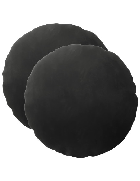 Federa 2 pcs HEERLEN Nero Ø 50 cm Velluto