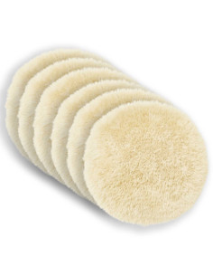 Federa 6 pcs HEERLEN Crema Ø 50 cm Fleece PV