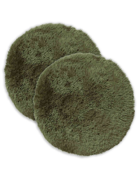 Federa 2 pcs HEERLEN Verde Ø 50 cm Fleece PV