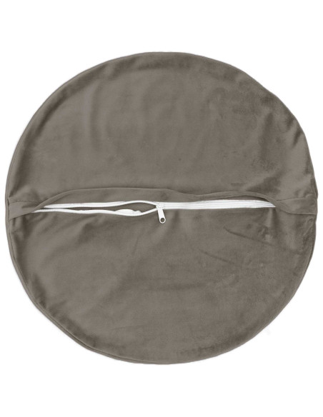 Federa 6 pcs HEERLEN Grigio Chiaro Ø 50 cm Velluto
