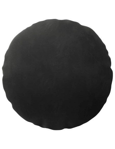 Federa 6 pcs HEERLEN Nero Ø 50 cm Velluto