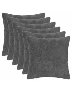 Federa 6 pz HEERLEN Grigio Scuro 50 x 50 cm