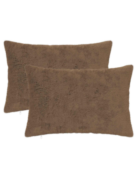 Federa 2 pz HEERLEN Marrone Chiaro 50 x 70 cm